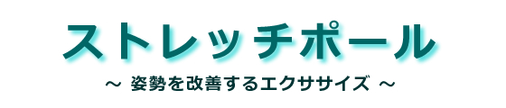 ストレッチポール 姿勢を改善するエクササイズ